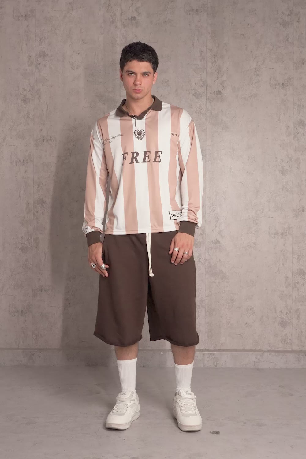 JORT TERRY 3 HILOS MARRÓN