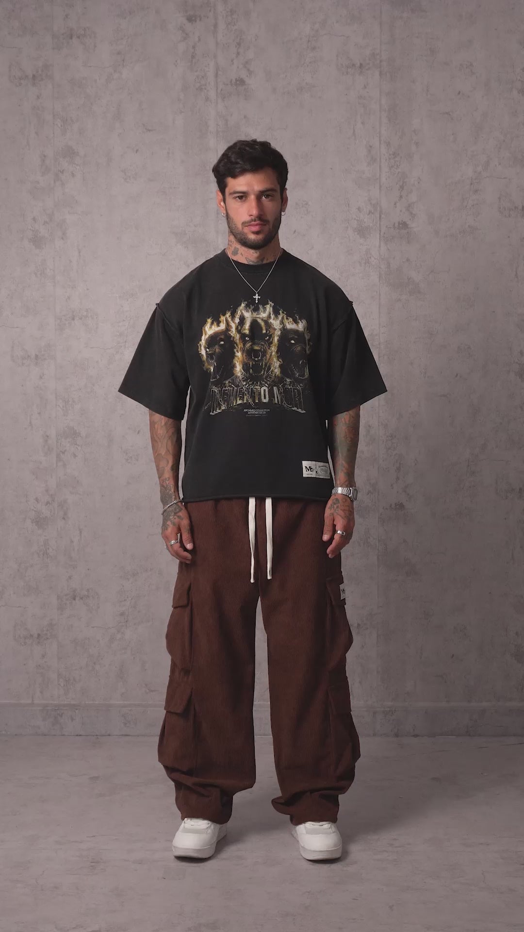 JOGGER CARGO CORDUROY MARRÓN